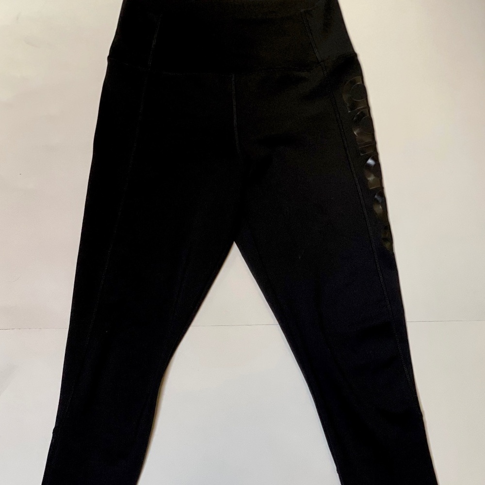 Adidas All Black High Waisted Workout Leggings